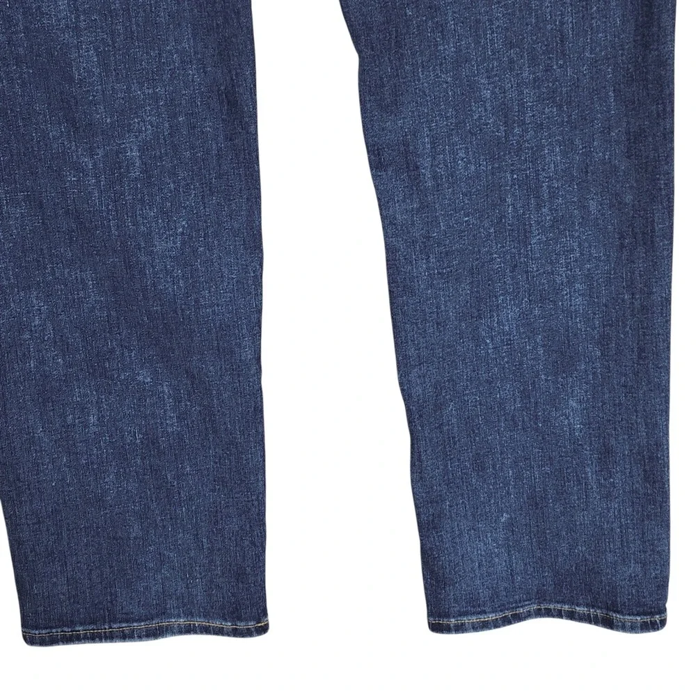 Lucky Brand 410 Athletic‎ Straight Jeans 36(38)x32 Mens Dark Wash Denim Stretch